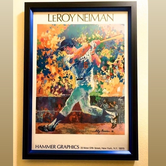 Leroy Neiman Steve Garvey Los Angeles Dodgers - Picture 1 of 1